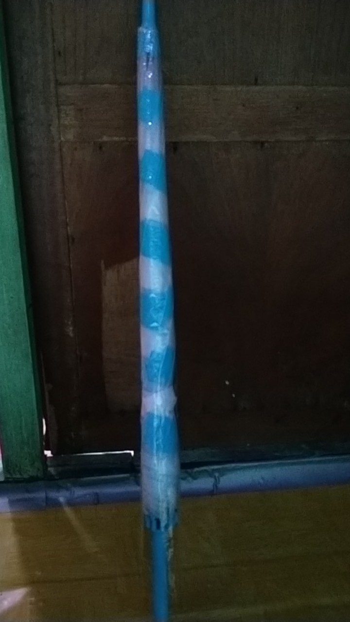 Tabasa Payung Tongkat Stripes Ilusi Simple Garis Garis