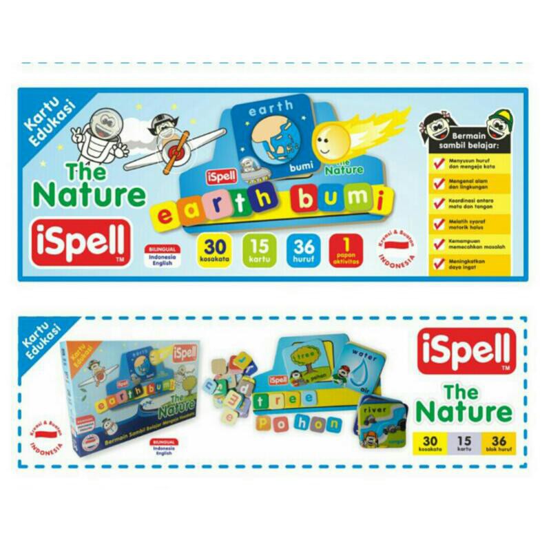 Puzzle Edukasi I Spell The Nature