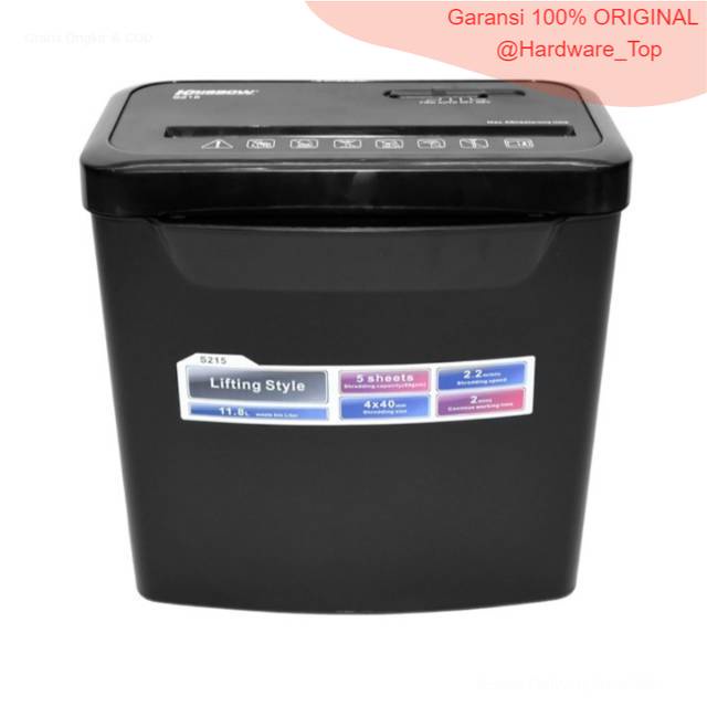 KRISBOW MESIN PENGHANCUR KERTAS S215 PAPER SHREDDER