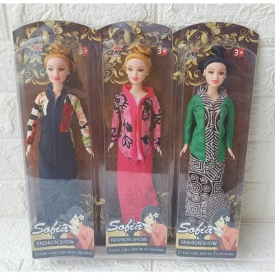 Mainan Boneka Kebaya Fashion No.0305 Kado Mainan Anak Cewek - Mainan Anak Perempuan Murah Boneka Barbiee