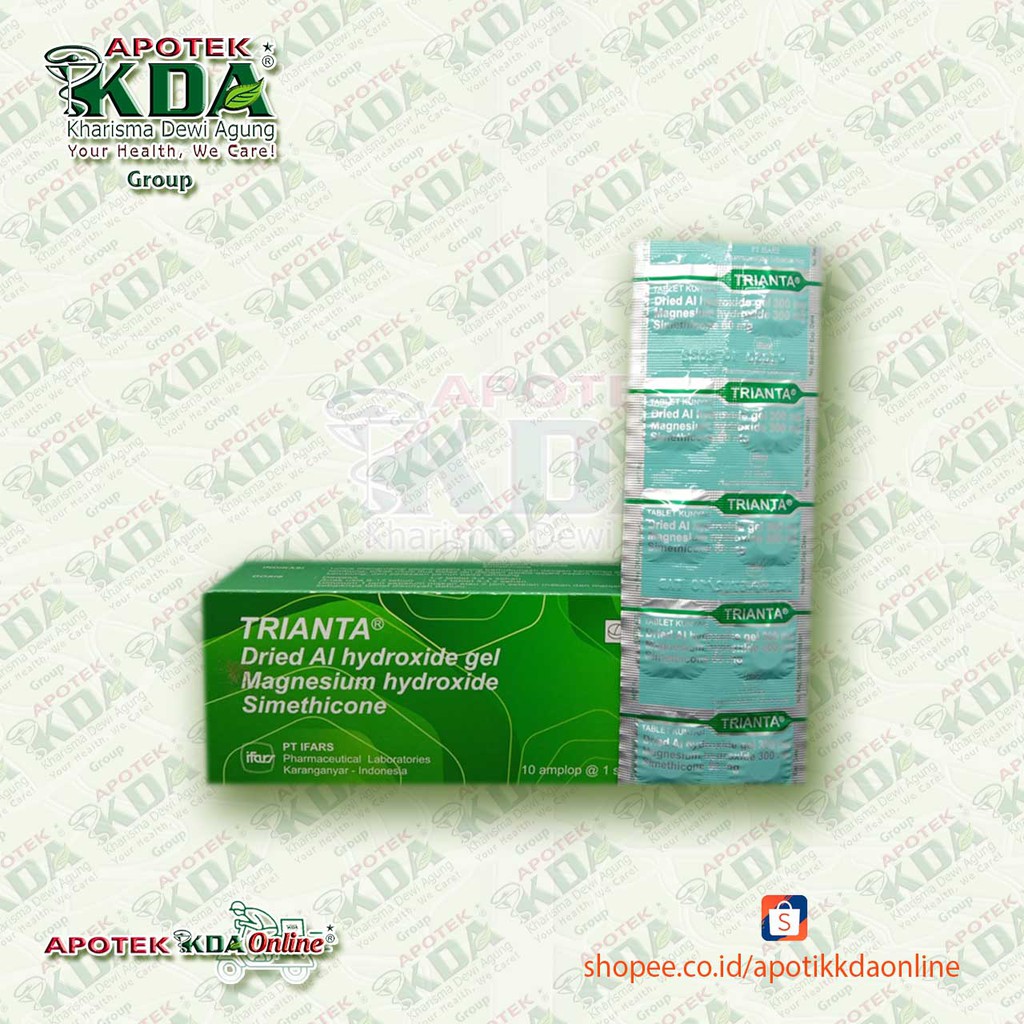 Jual TRIANTA ISI 10 TABLET | OBAT LAMBUNG | Shopee Indonesia