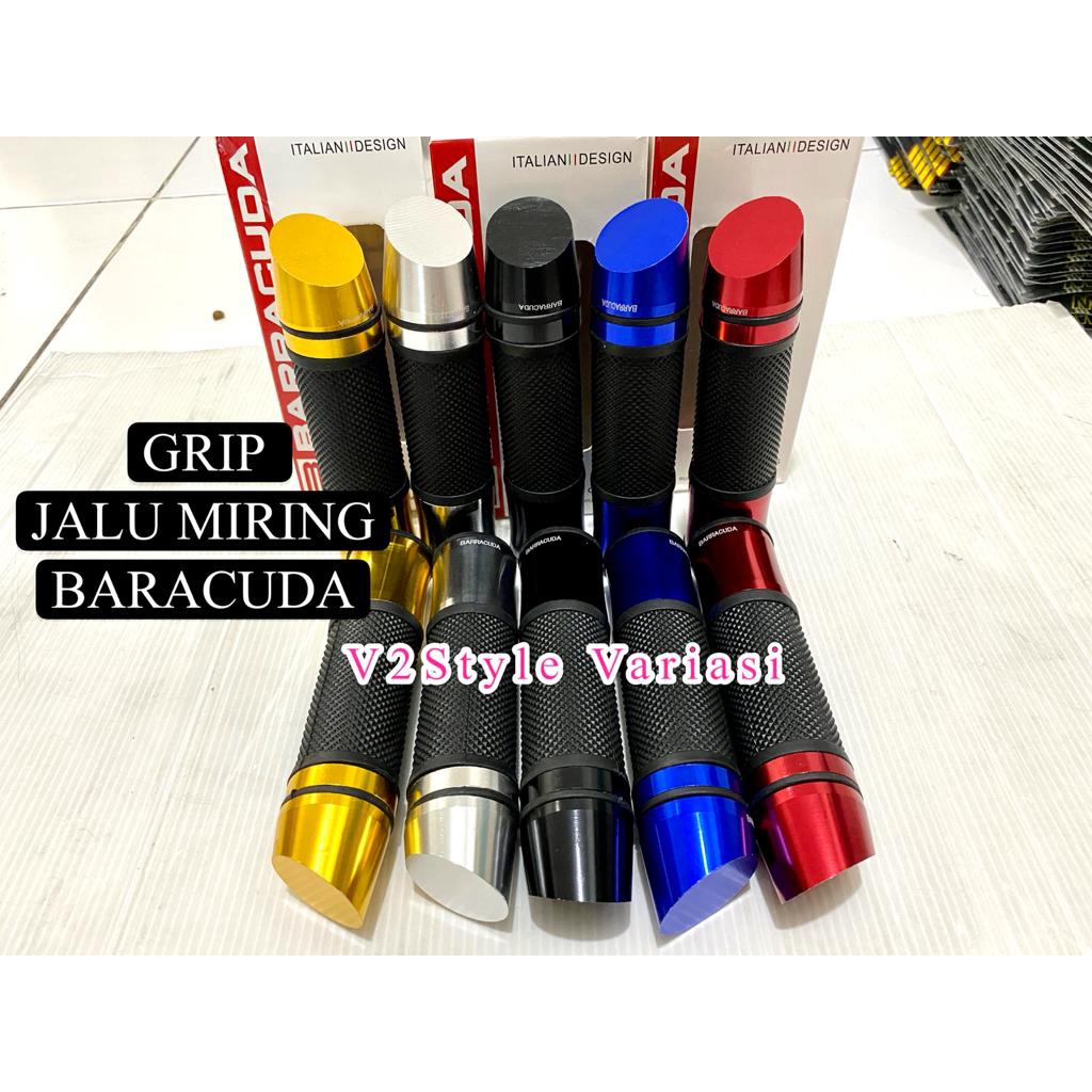 HANDGRIP HANDFAT SARUNG GAS GRIP JALU MIRING BARACUDA BEAT VARIO AEROX MIO NMAX FU LEXI XMAX PCX DLL