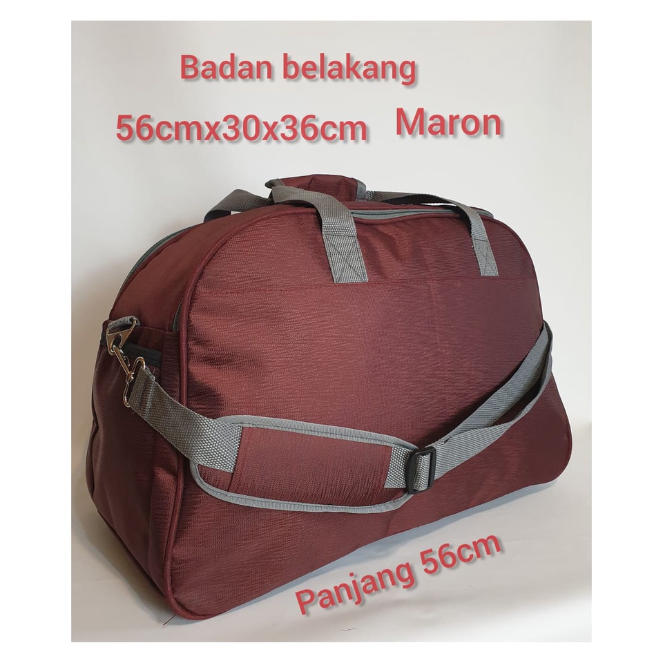 Tas Pakaian Travel Bag Polo Interclub 56x30x36 size besar 100%original