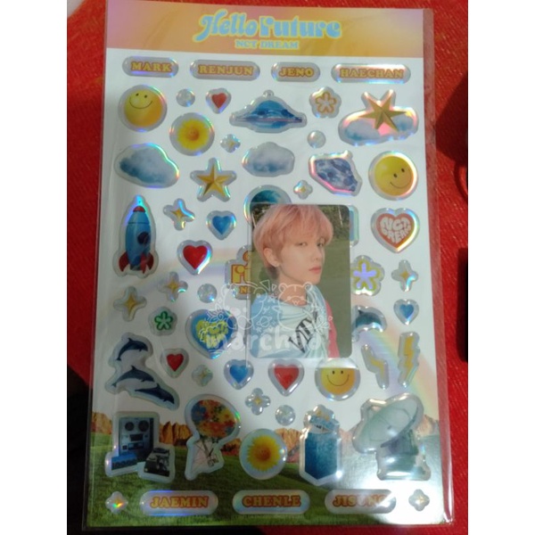 EPOXY STICKER HELLO FUTURE JISUNG SET