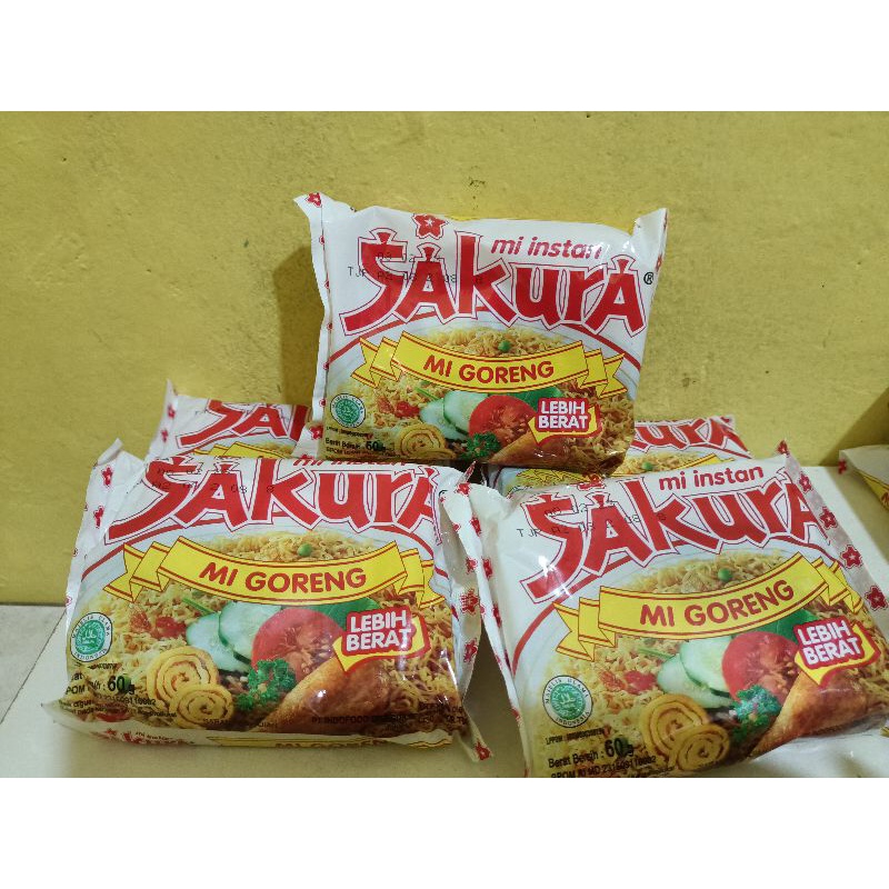 

mie sakura goreng/60 g/ isi 10 pcs