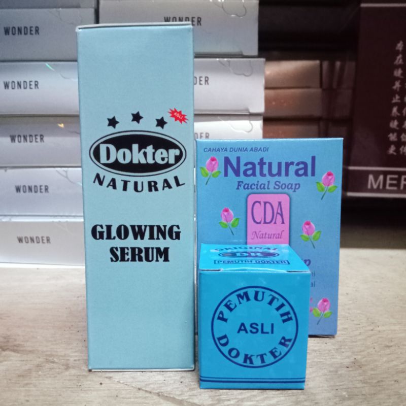 PAKET CREAM DOKTER BIRU (Cream, Serum, Sabun)