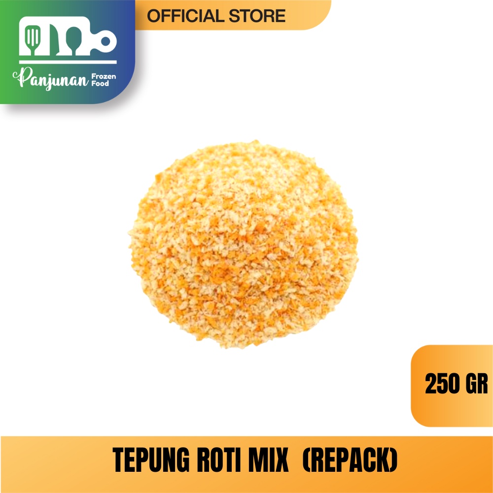 

TEPUNG ROTI MIX / Tepung Panir Ozaka/Breadcrumbs 250 GRAM REPACK