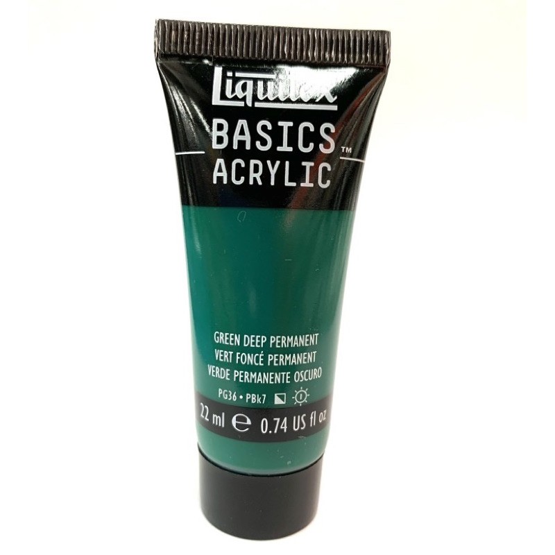 

Cat Acrylic Liquitex Basics 22ml Green Deep Permanent