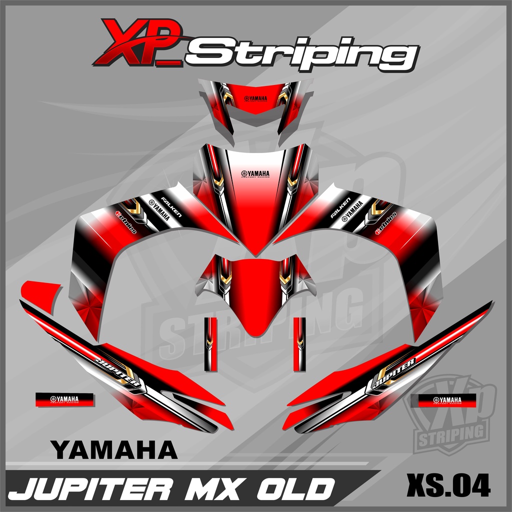 Decal Full Body Yamaha Mx Lama/Old - Sticker Decal Yamaha Mx Lama/Old. XP 04
