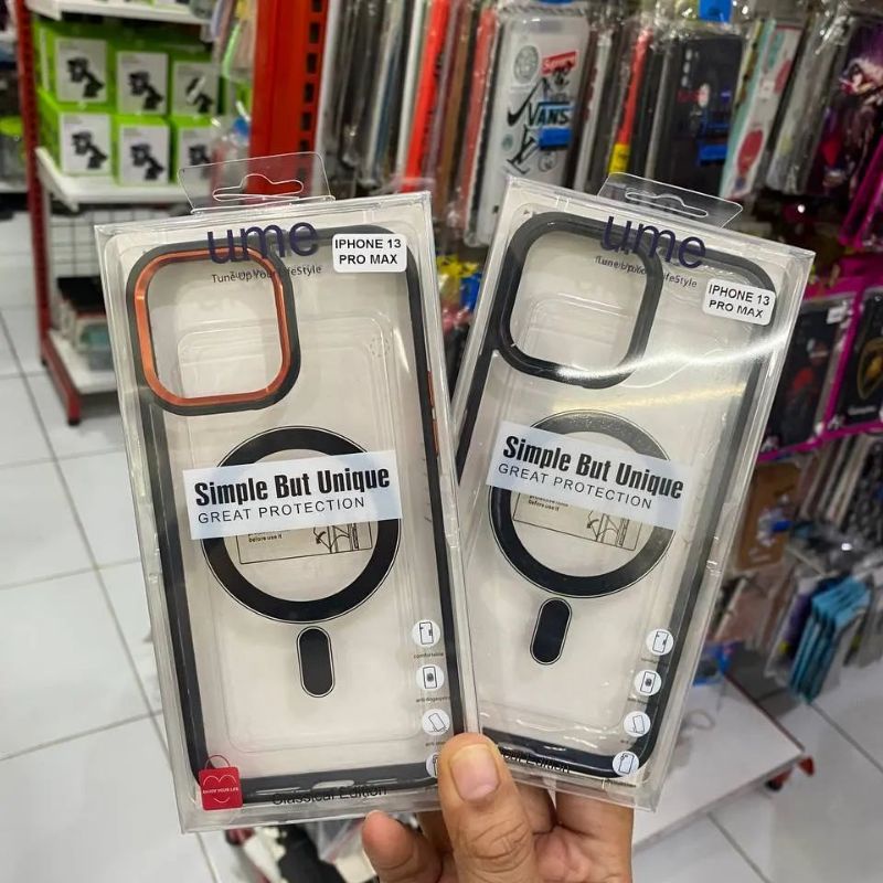 IPHONE 13 PRO MAX Silikon Likgus Jazz Magsafe Magnet Hybrid Case Shockproof Protect Camera