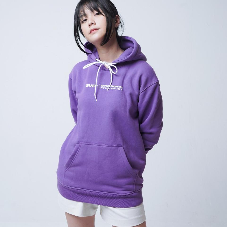 Terbagus.. GVFI Pullover Hoodie Echolocation Purple Sweater Ungu