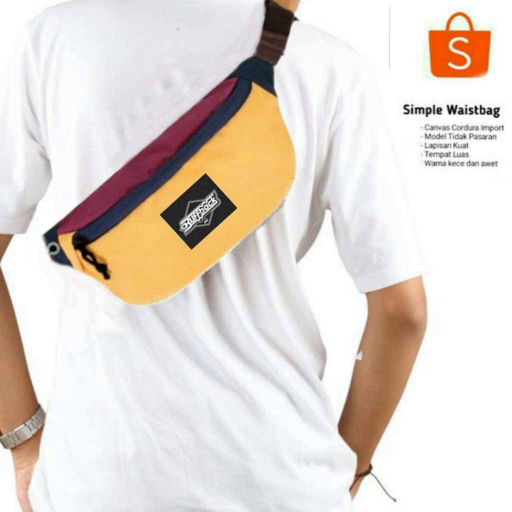 Tas Selempang Waistbag Pria dan Wanita Buffback Trend