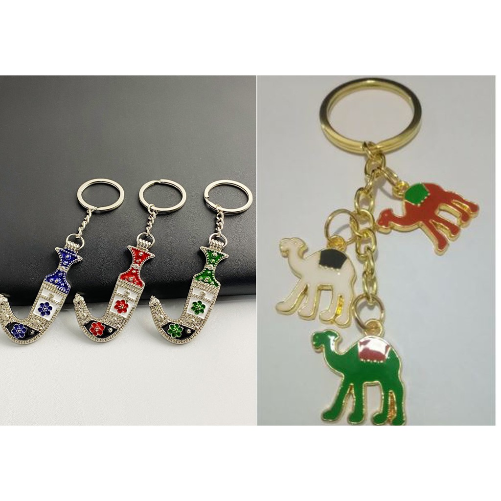 Gantungan Kunci Pedang Arab Saudi Asli - Unik Key Chain