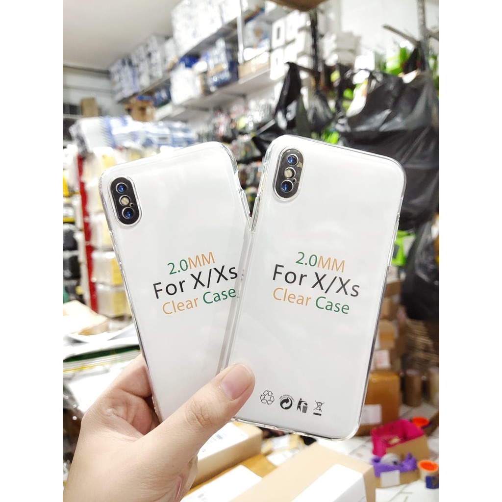 Soft Case OEM Transparan iPhone X XS 5.8 Inchi Clear Ultra Thin TEBAL 2.0mm SUPER CLEAR