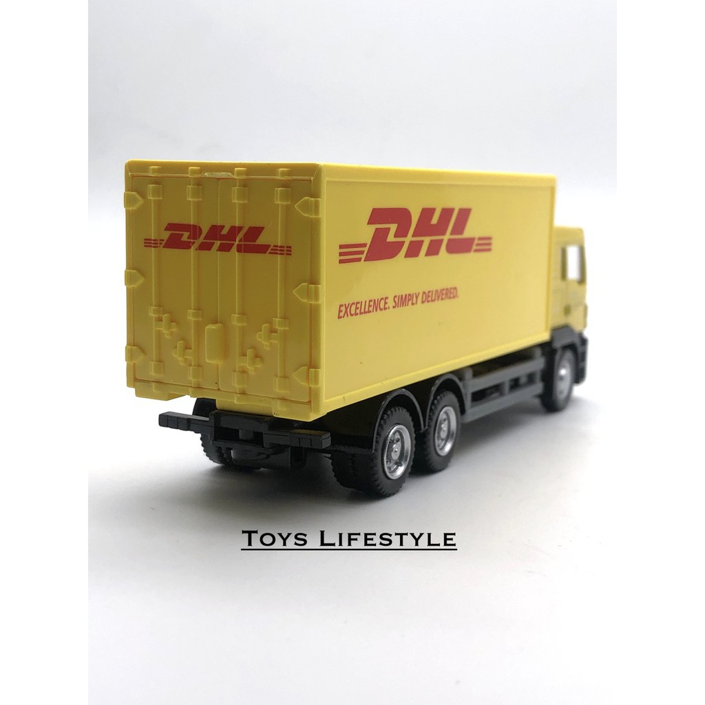 RMZ Diecast - MAN DHL Container Truck Skala 1:64