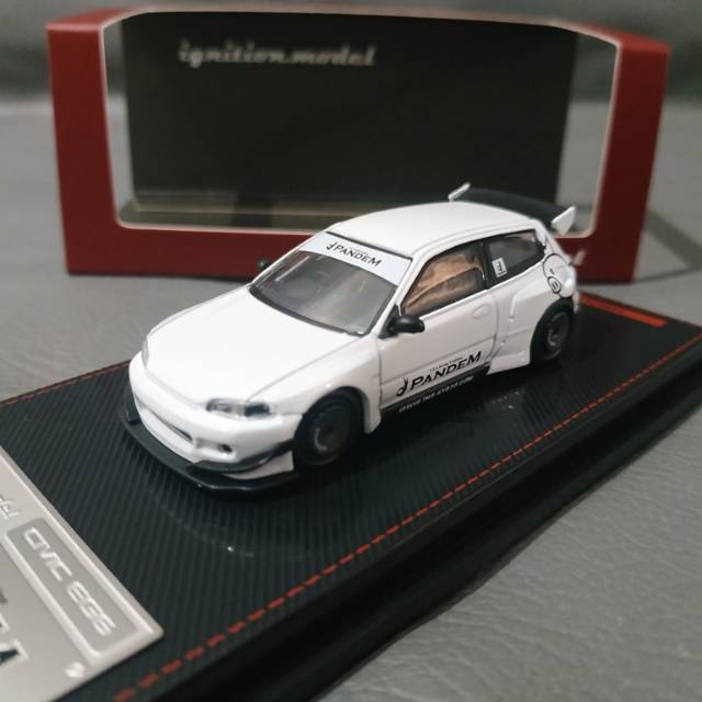 ignition 1:64 honda civic pandem white