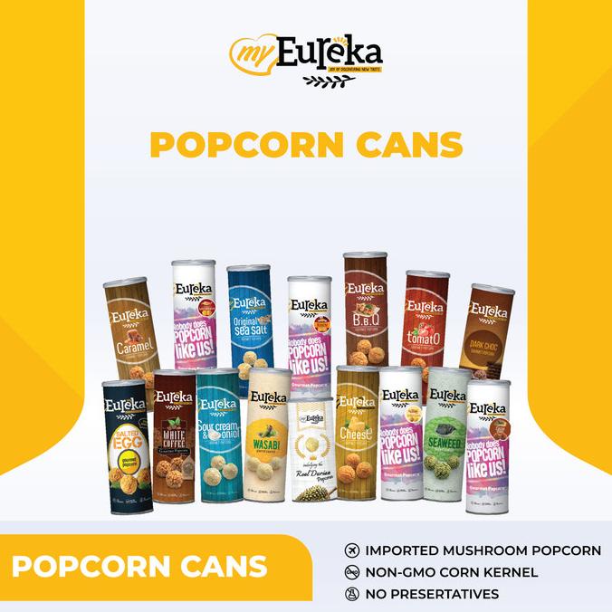 

Eureka Popcorn Cans 90g