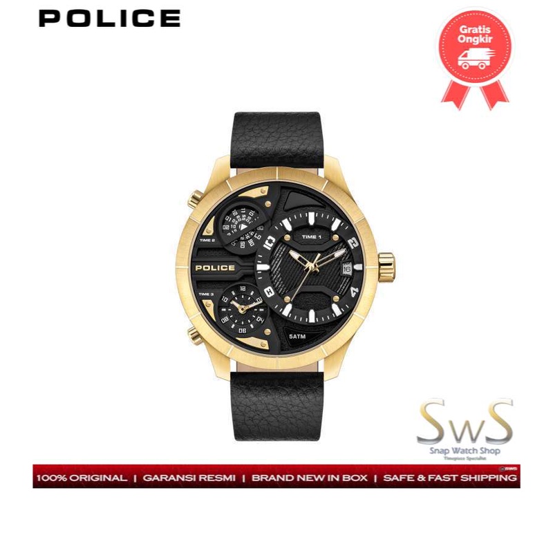 Police Dual Time Original Garansi Resmi PEWJB-2110601 Jam Tangan Pria
