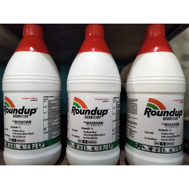 OBAT RUMPUT ROUNDUP/RONDAP 486 SL 1 LITER