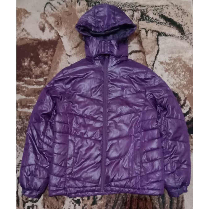 jaket bulu angsa wanita preloved second bekas