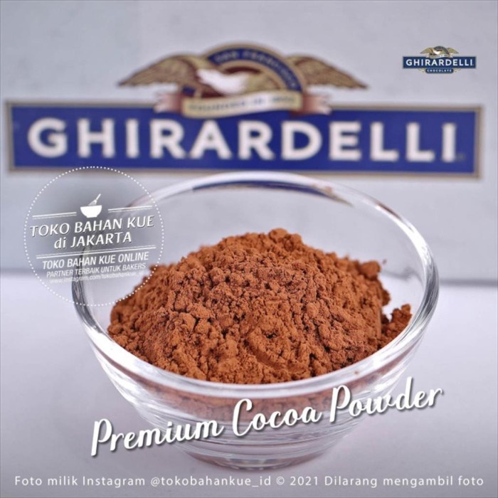 

Siap Kirim Ghirardelli Premium Baking Pure Cocoa Powder 50Gr Coklat Bubuk Murni