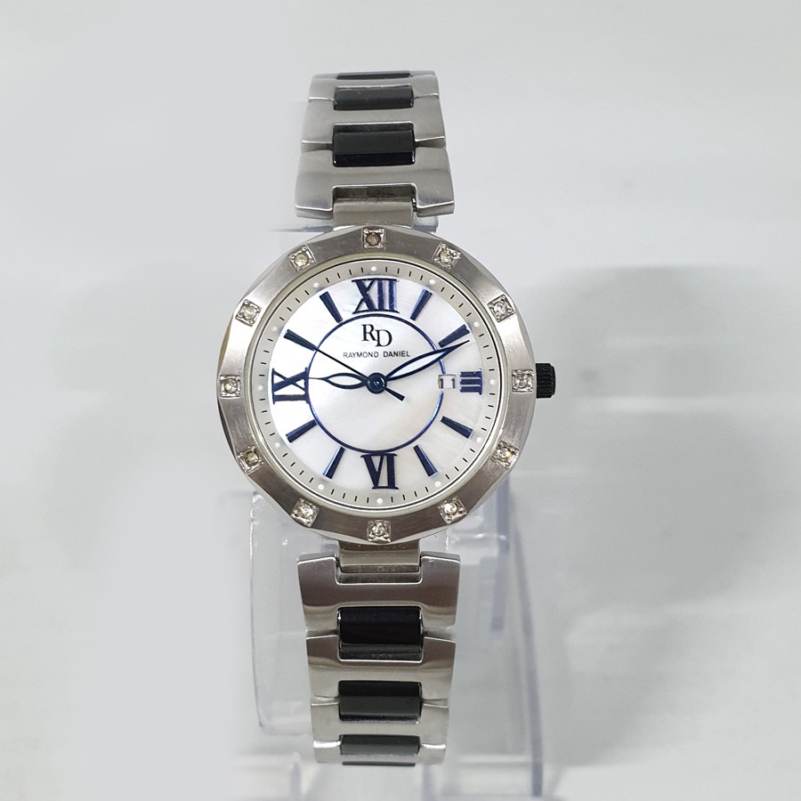 Raymond Daniel RD206 Silver Blue, Jam Tangan Wanita, Original