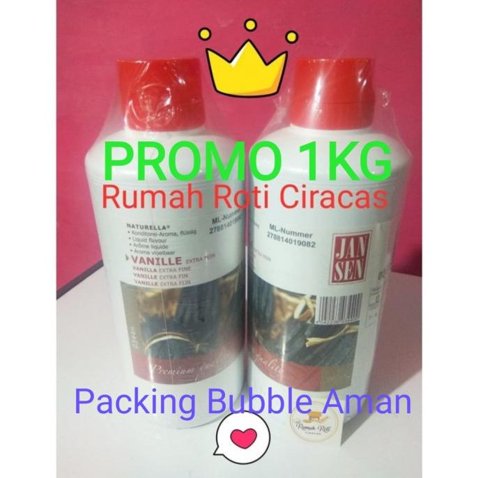 

VANILA JANSEN EXTRACT 1 KG BOTOL PERASA VANILLA VANILI KUE CAKE