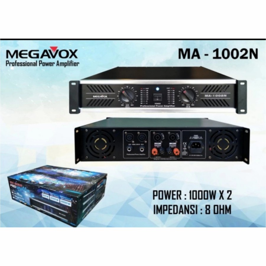 Power audio original megavox ma1002n  ma 1002n ma1002 n ma 1002 n original