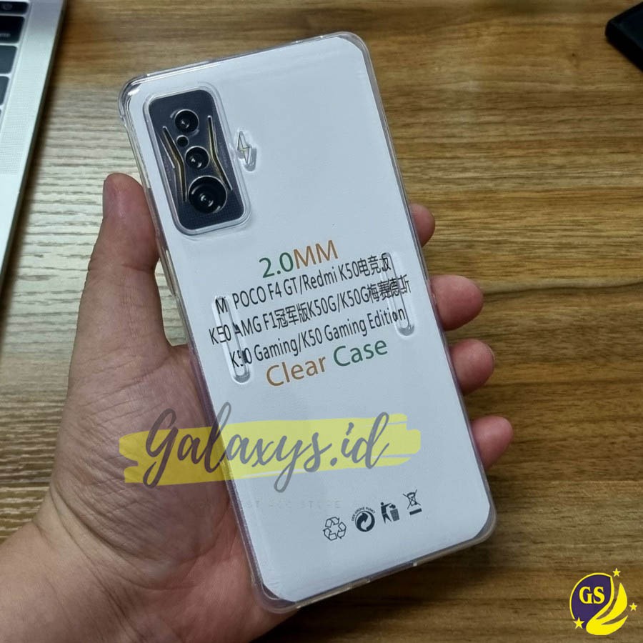 Xiaomi PocoPhone Poco C40 Poco X3 GT 2021 / POCO F4 GT Clear Case Premium 2.0mm TPU Transparan Casing Ultra Casing