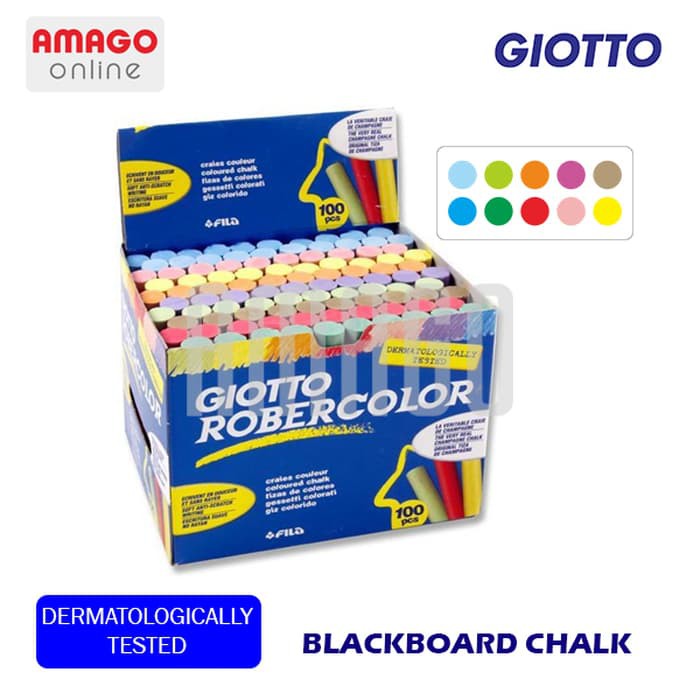 

Tinta Pilot - Label Cetak Harga - Pita Label Printer Casio Giotto Blackboard Chalk - 100 Pcs - Color