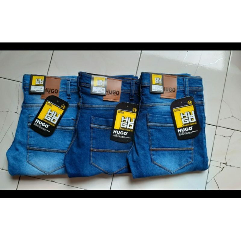 Celana Jeans Panjang Pria Skinny Fit Murah Celana Panjang Jeans Pria Model Pensil Bahan Melar Promo Cuci Gudang