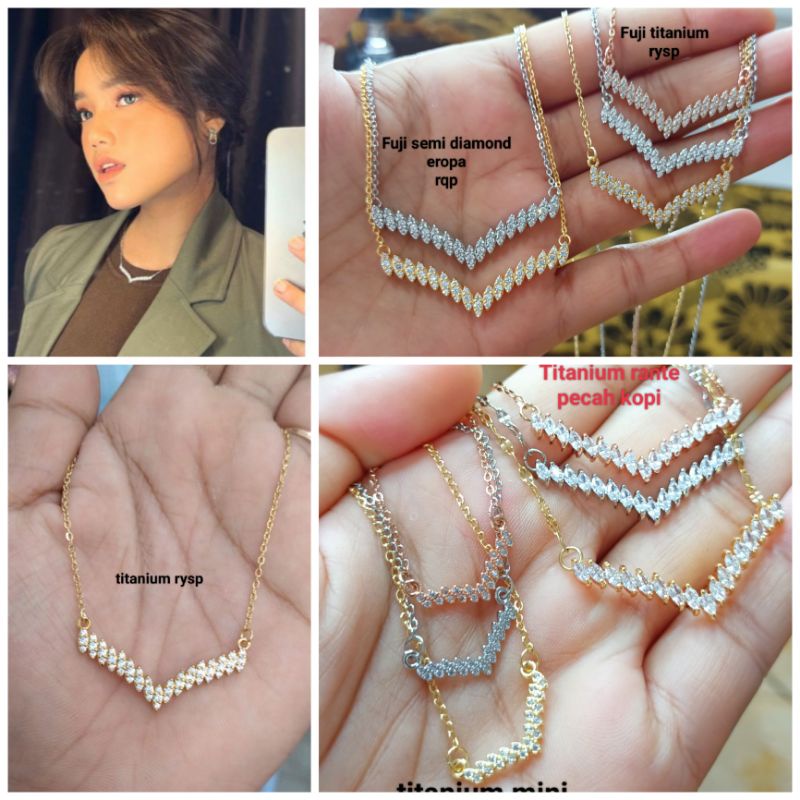 Kalung Fuji , gelang fuji NBC.MEDAN , cincin V, gelang V serut dan V bangle vier asli