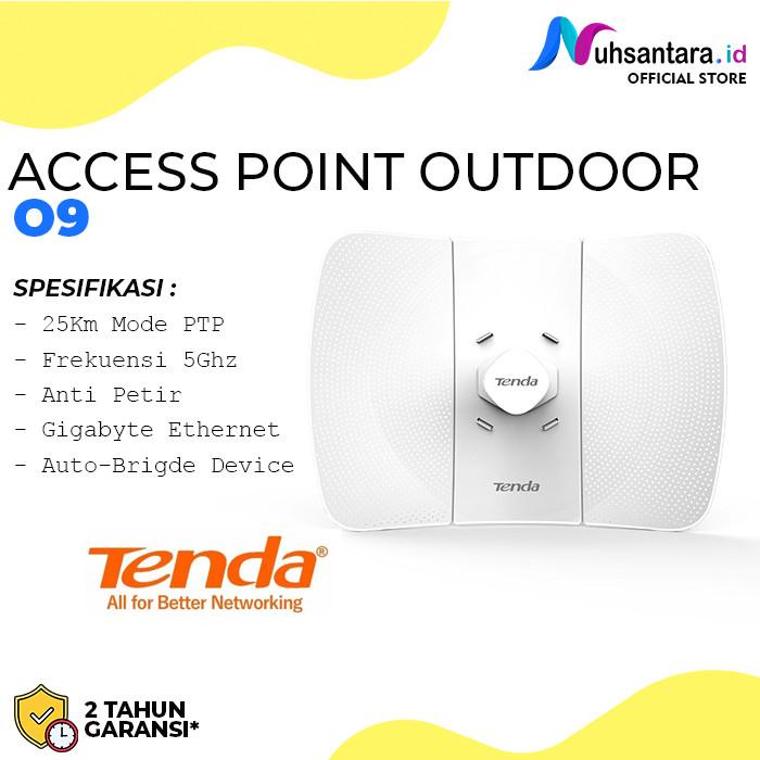 Tenda 09 Outdoor 5GHz CPE Long Range Sejenis Litebeam M5 UBNT Gigabit