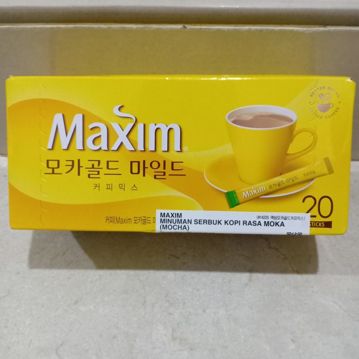 

maxim mocha gold mild coffee mix (20 sachet)