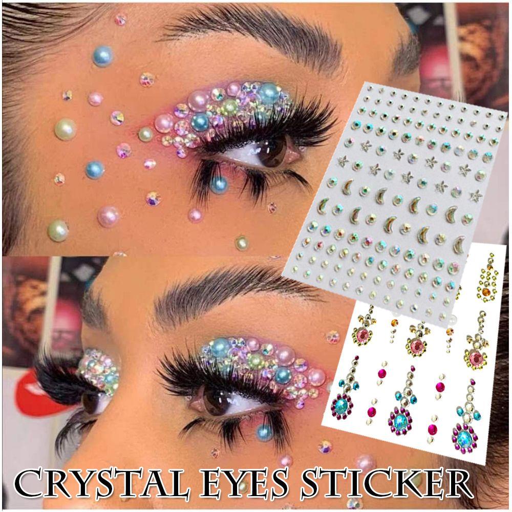 Temporary Diamond Face Sticker Eyes Makeup New Jewelry 43 Style