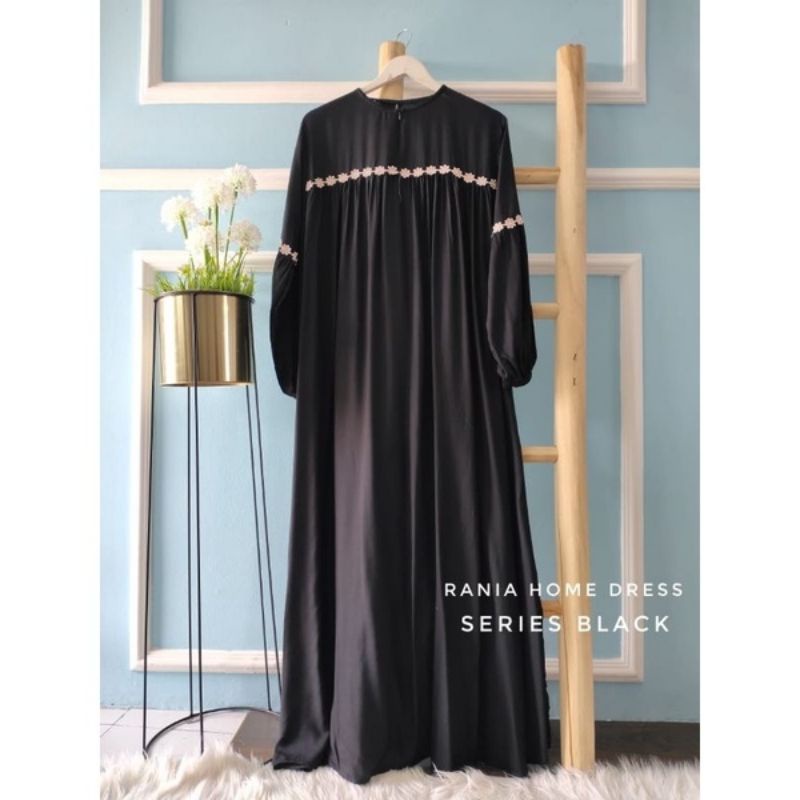 gamis rayon kahatex premium ld 120 renda cantik rania home dress banyak pilihan warna