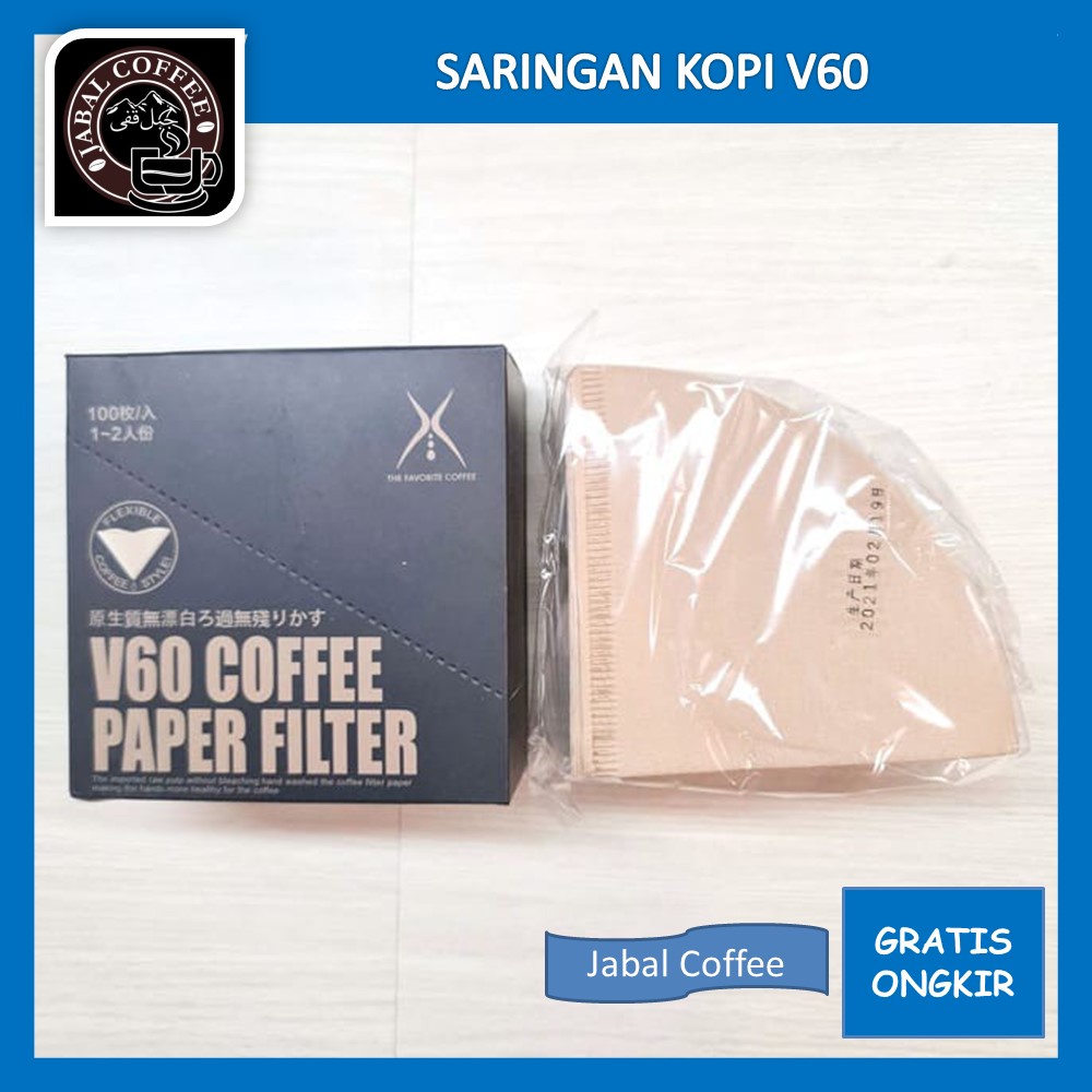 Filter Coffee Drip V60 / Saringan Kopi V60 Isi 40 Pcs / Kertas Kopi / Paper Coffee