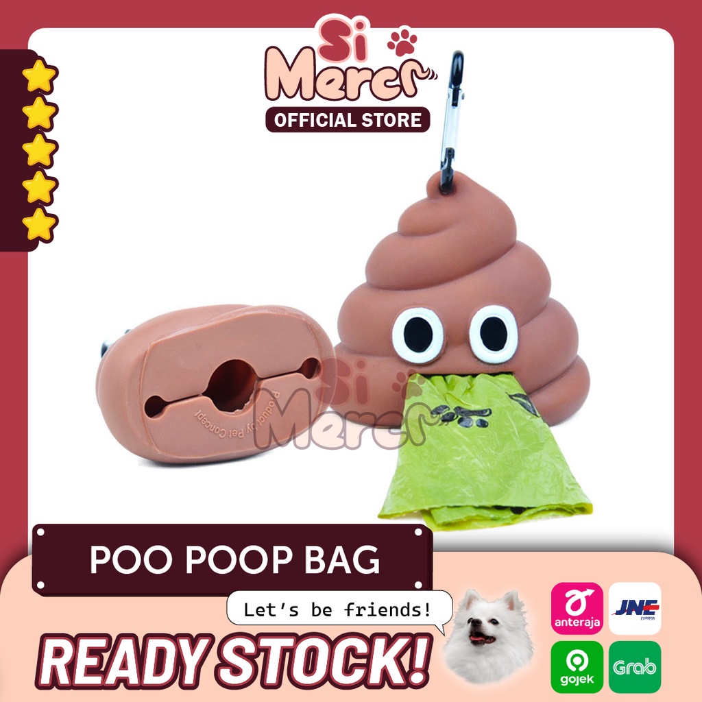 Kantong Kotoran Hewan Lucu/Poop Waste Bag Dispenser/Poop Bag Dog Cat