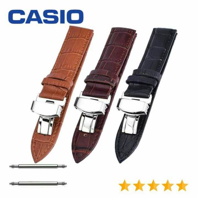 Tali Jam Tangan Casio Kulit