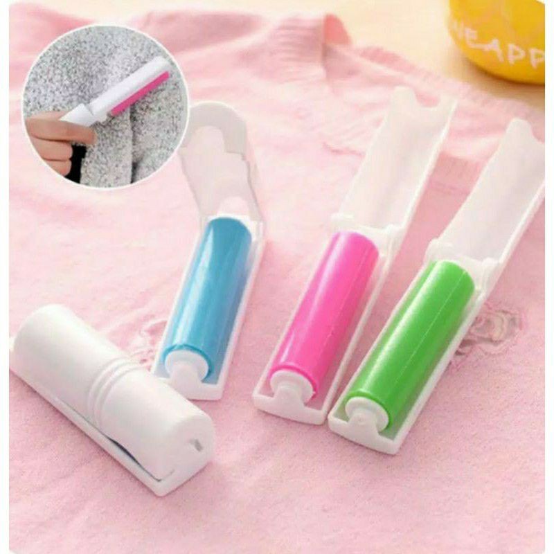 Rol Mini Pengangkat Pembersih Debu Bulu Sticky Buddy Lint Roller