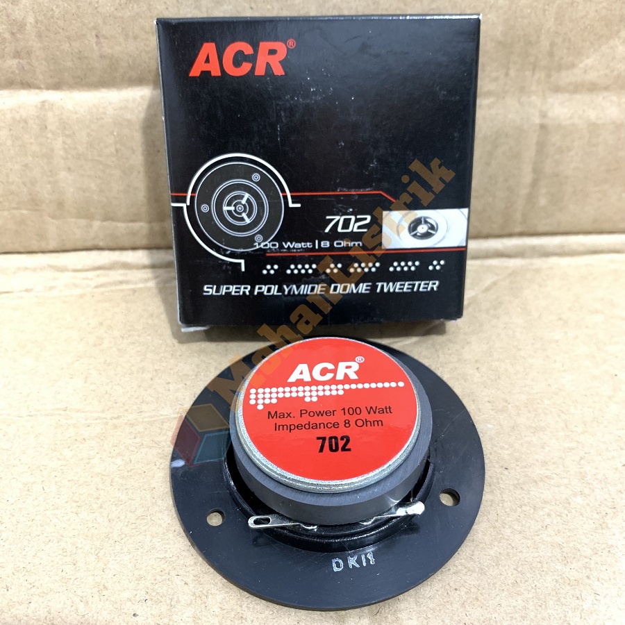 Tweeter ACR 702 Super Polymide Dome Tweeter 100 Watt Twitter Magnet ACR702