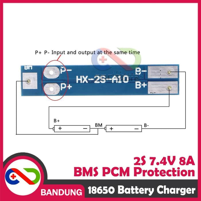 2S 8A 7.4V 8.4V 18650 LI-ION LITHIUM BATTERY CHARGER BMS PCM PROTECTIO