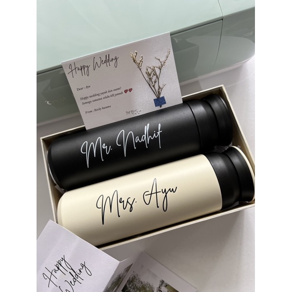 

Tumbler Travel Premium / Kado Wedding / Tumbler Couple