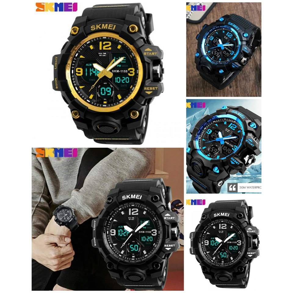 Jam Tangan Pria / SKMEI ORIGINAL / SKMEI 1155 B / SKMEI