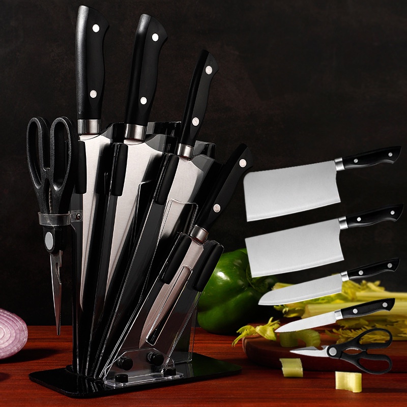 Pisau Dapur 5in1 Kitchen Knife Set Pisau Dapur Stainless Steel Pisau Potong Daging Sayuran Buah Serbaguna