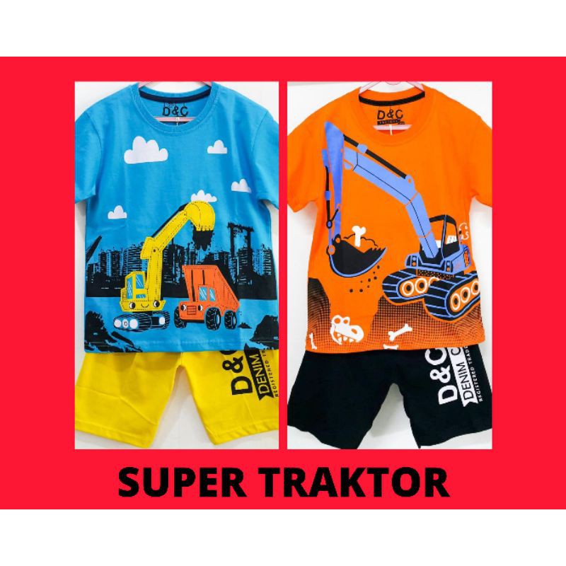 Baju Anak Laki Laki Setelan Motif Mobil