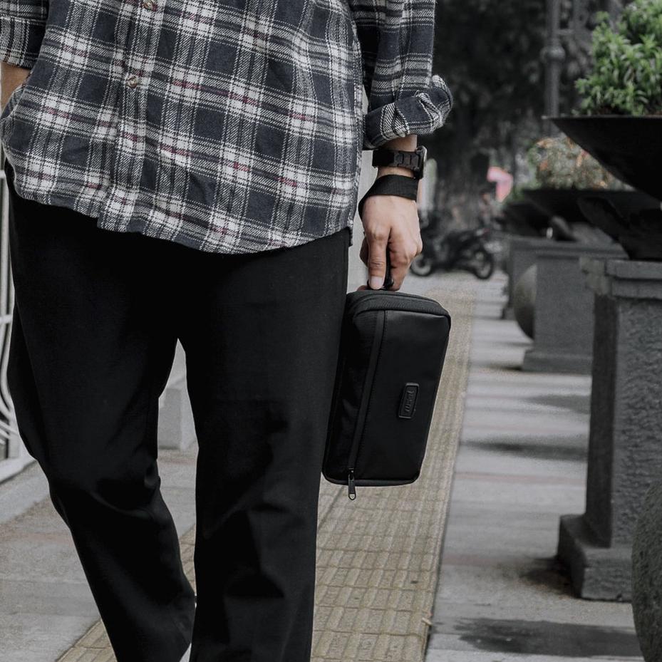 RECOMENDED RUSEL CO I Handbag Yota I Clutch Bag Pria Simpel Multifungsi