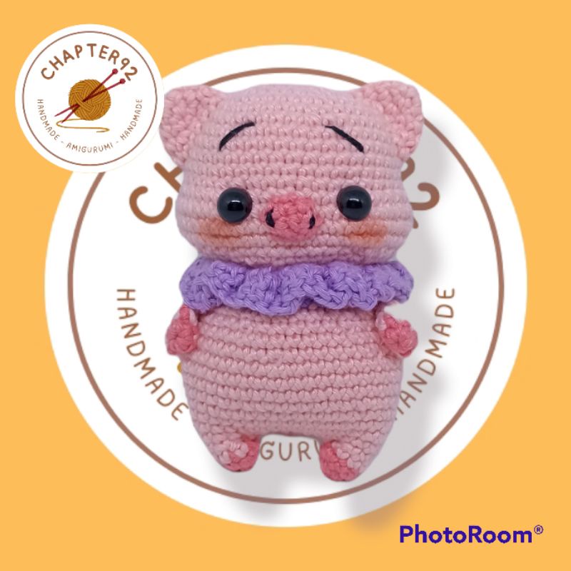 Amigurumi / Boneka rajut (shio babi / pig)