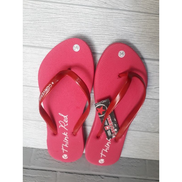 Murah!!! Sandal Perempuan atau Wanita Dewasa Polos Sablon Think