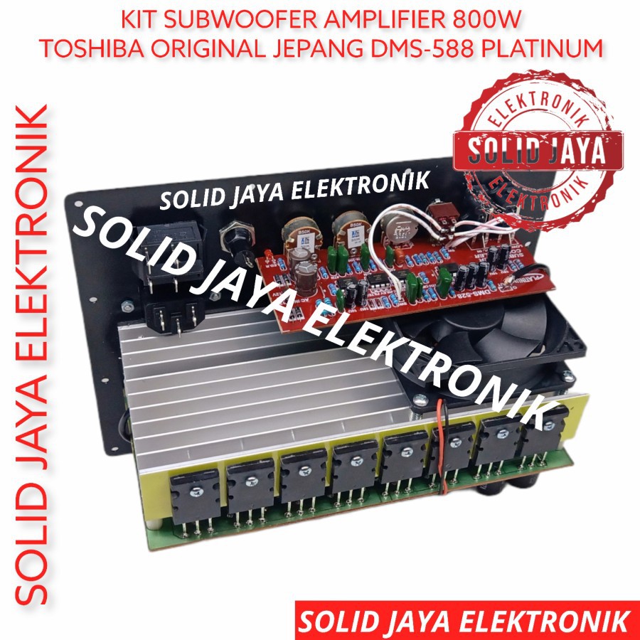 POWER AKTIF SUBWOOFER AMPLIFIER AMPLI 800W BASS SUB WOOFER LOW DMS 588 DMS588 DMS-588 PLATINUM ASLI